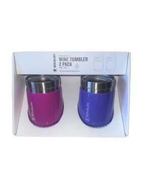 Stanley Wine Tumbler 2-Pack in Pink and Purple